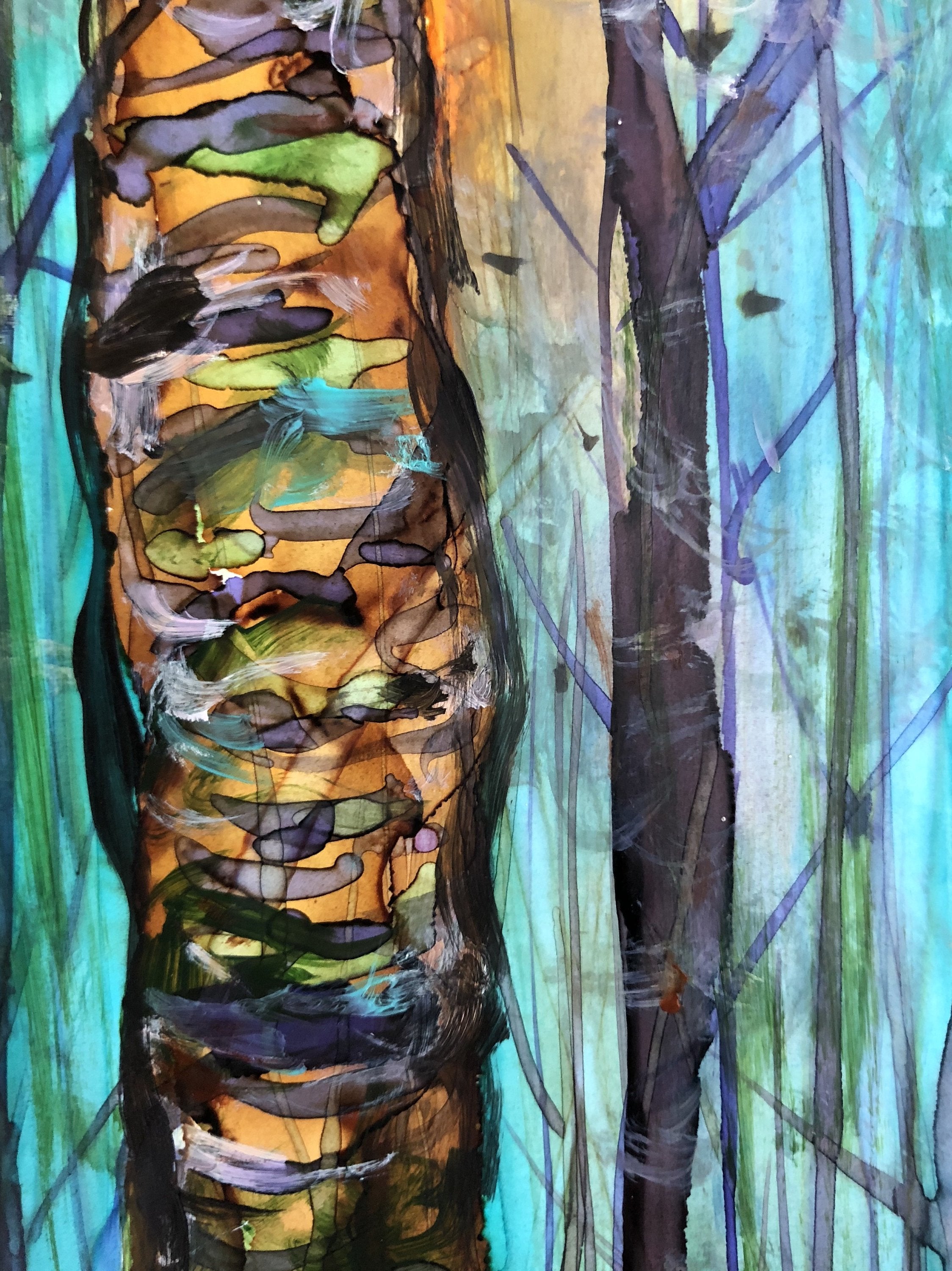 Blue Forest : Art Print