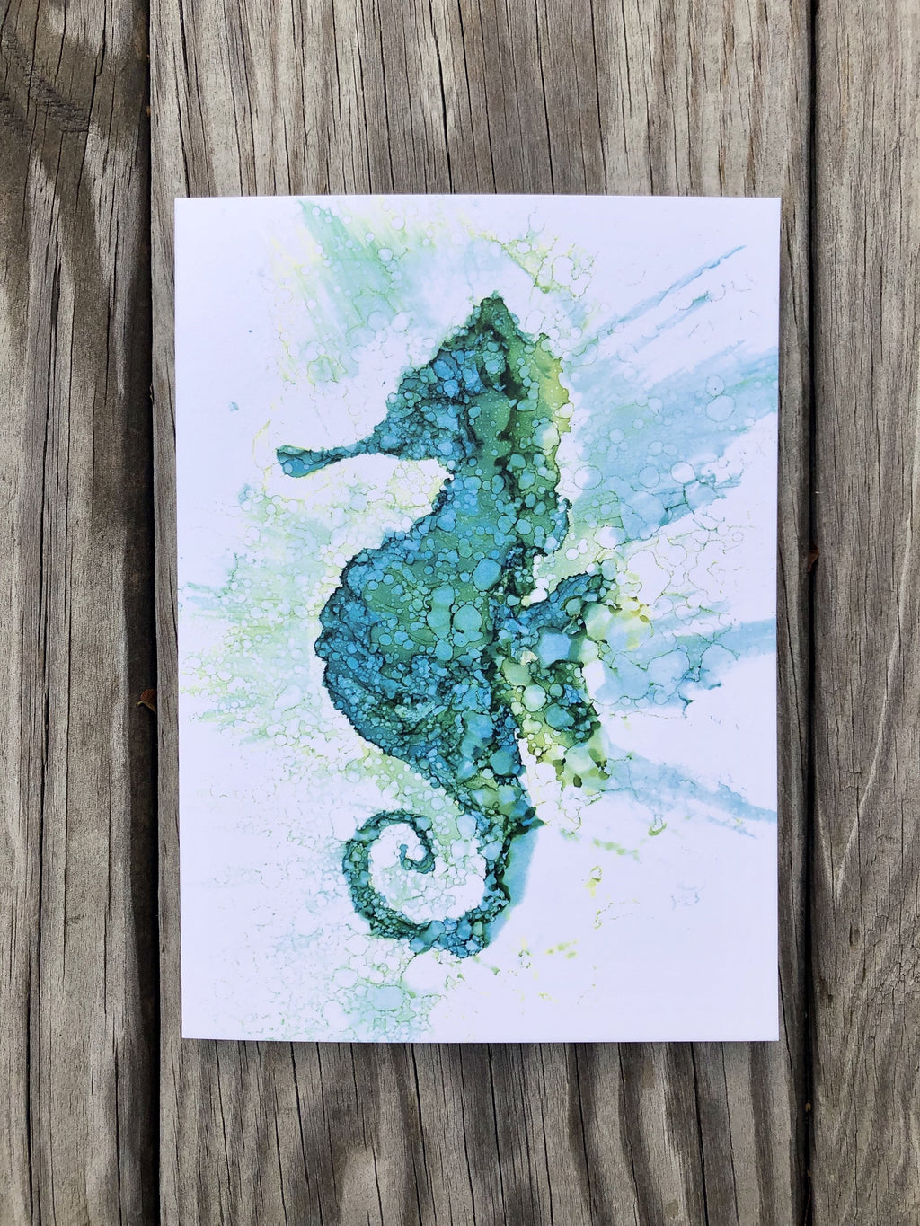 Seahorse : Greeting Card