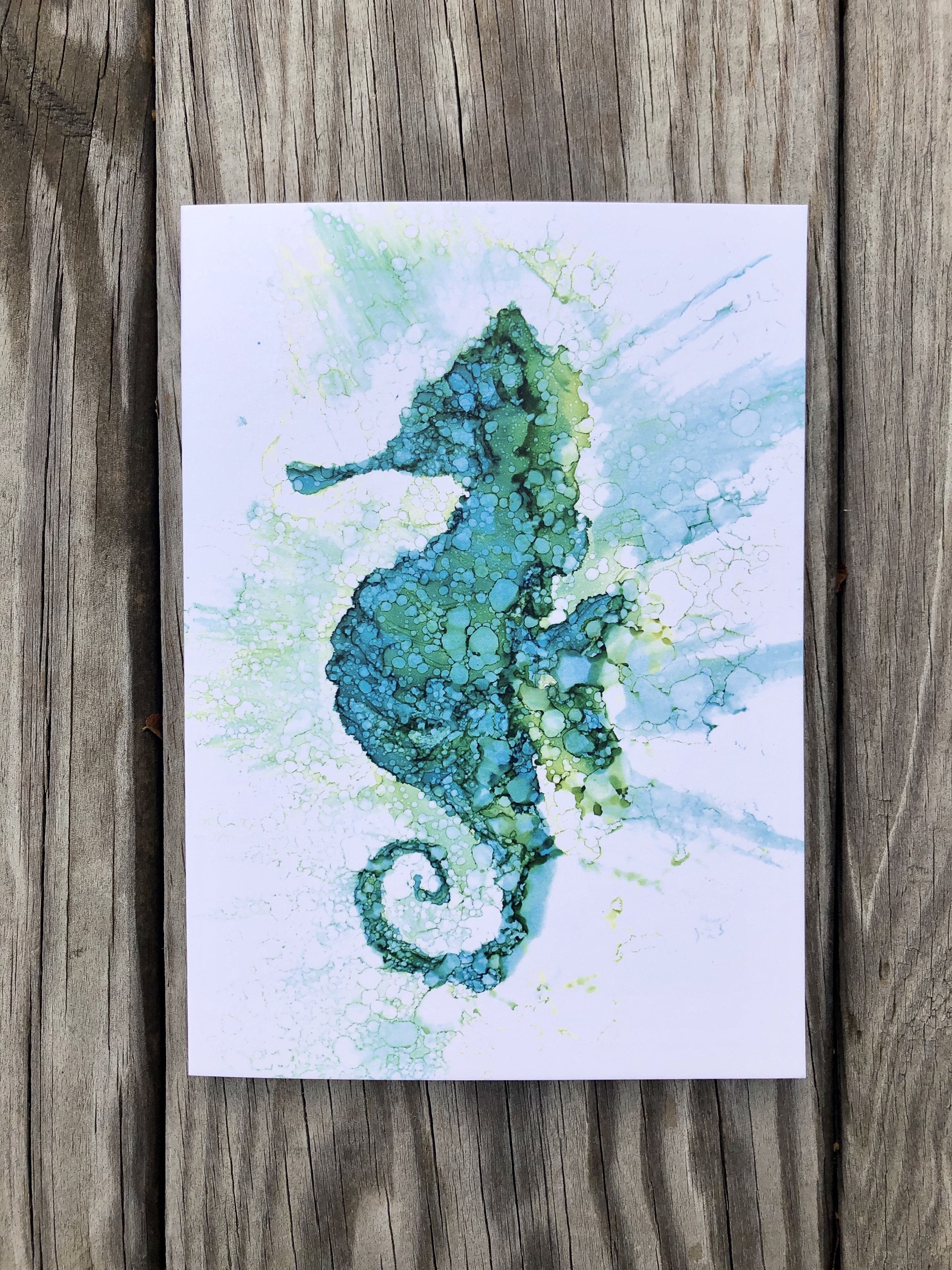 Seahorse : Greeting Card