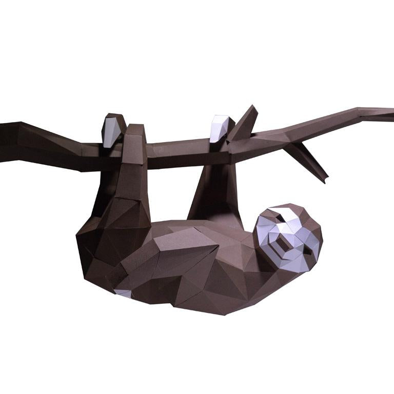 Hanging Sloth Model for Home Decor (DIY Papercraft)