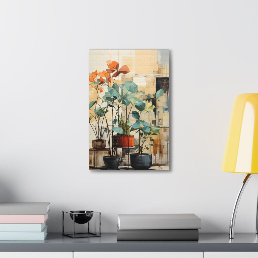 Wall Art Decor - Canvas Art - Botanical Earthy Rustic Plant