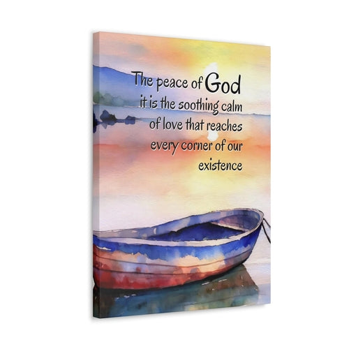 Wall Art Decor - Canvas Artwork - the Peace of God Soothing Calm Print