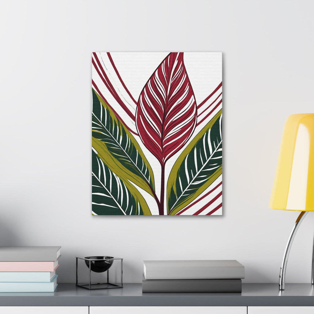 Wall Art Decor - Canvas Print Artwork - Floral Line Art Print 8331.jpg