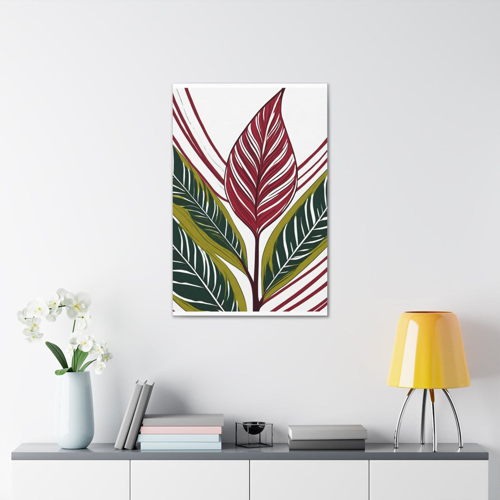 Wall Art Decor - Canvas Print Artwork - Floral Line Art Print 8331.jpg