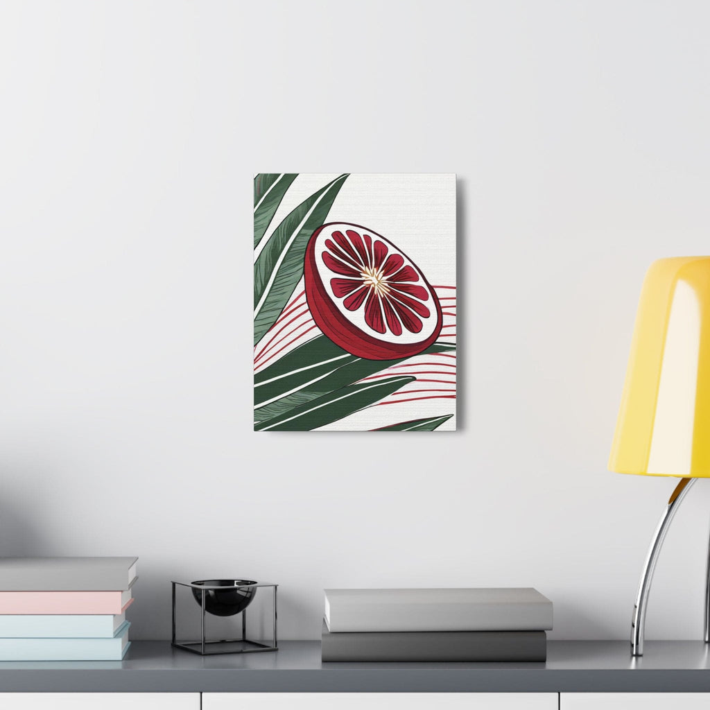 Wall Art Decor - Canvas Print Artwork - Floral Line Art Print 8332