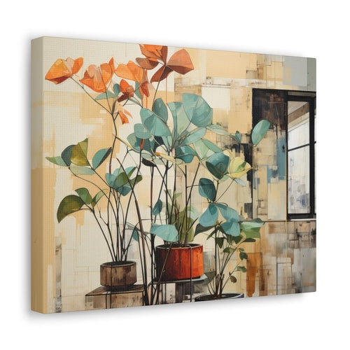 Wall Art Decor - Canvas Print Artwork - Rustic Botanical Plants