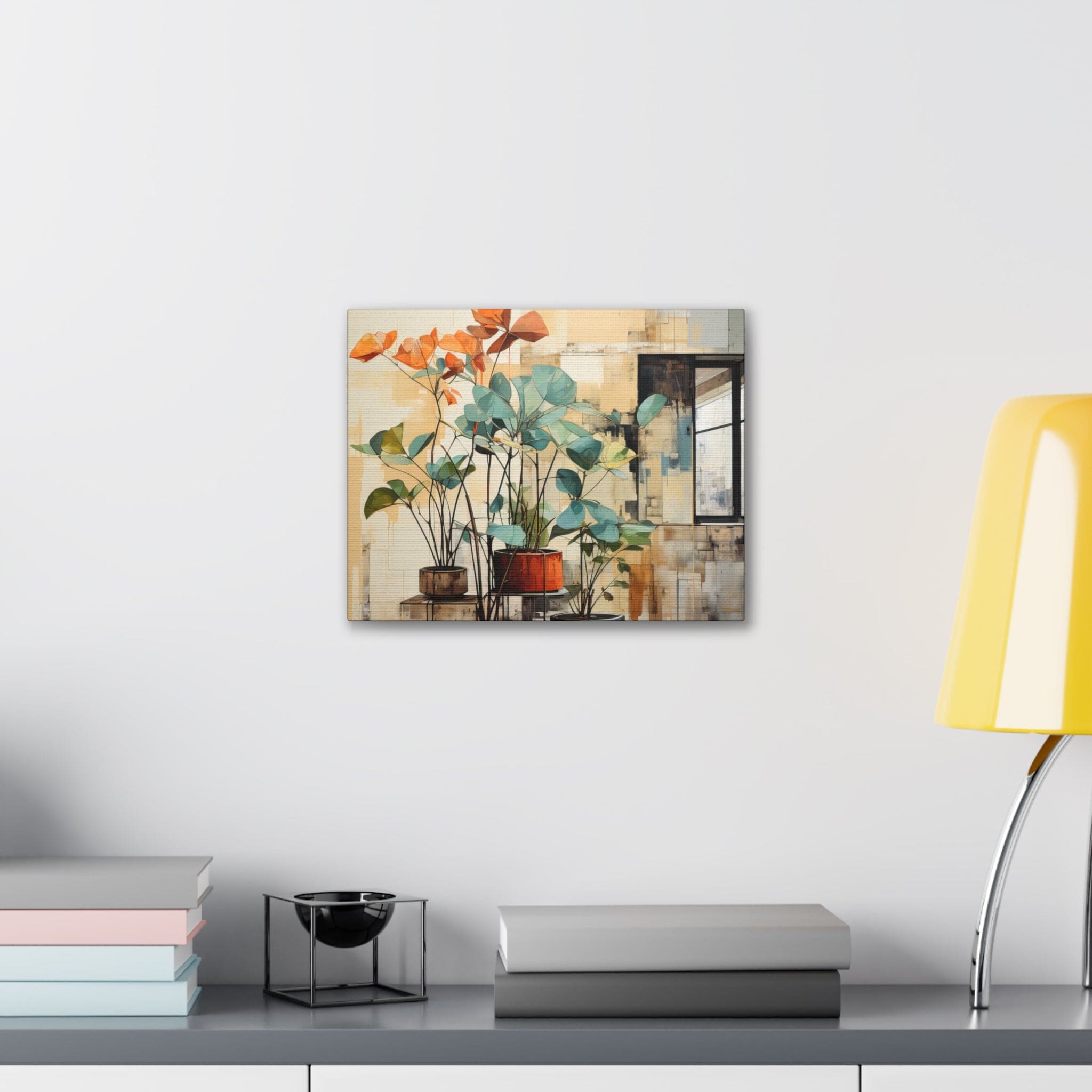 Wall Art Decor - Canvas Print Artwork - Rustic Botanical Plants