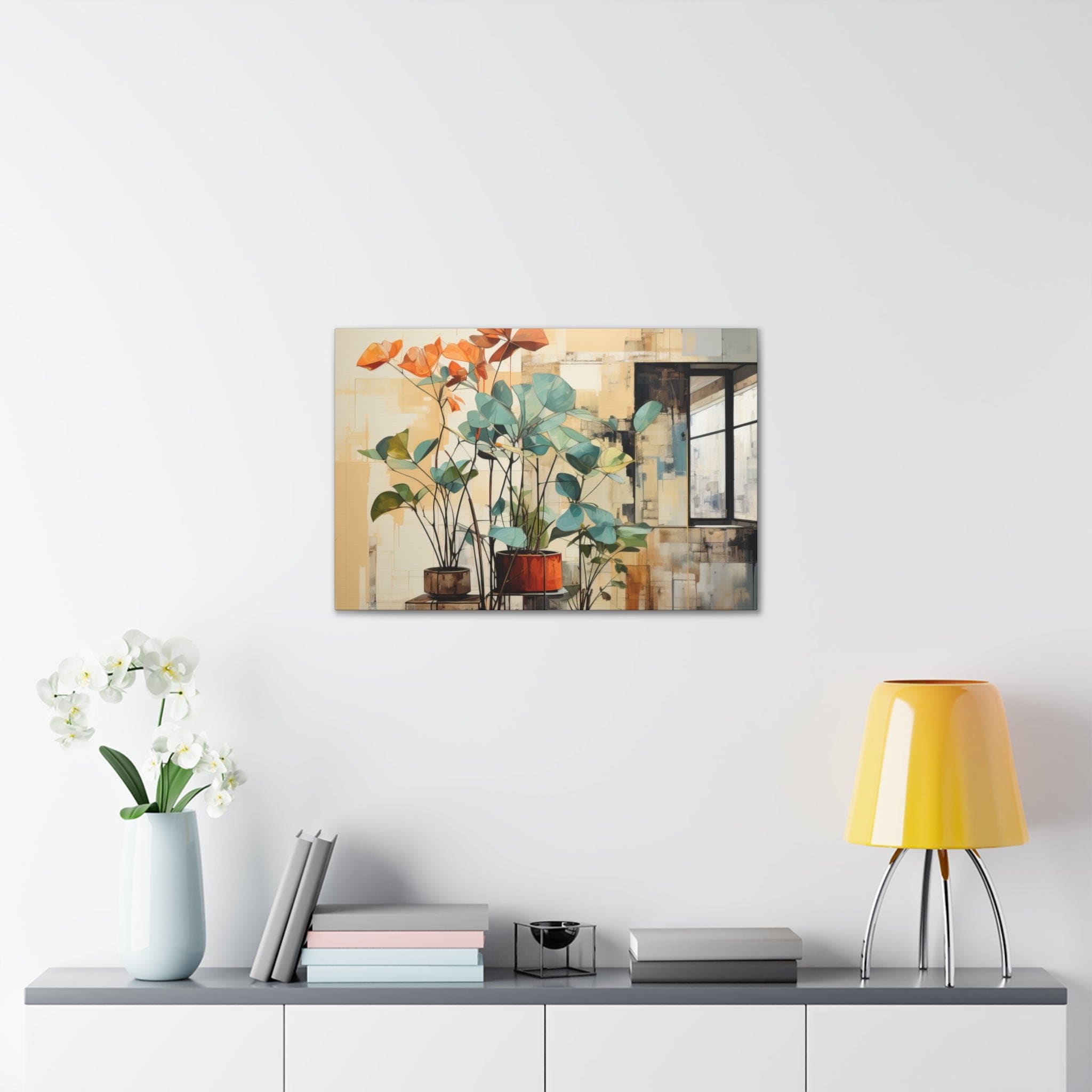 Wall Art Decor - Canvas Print Artwork - Rustic Botanical Plants