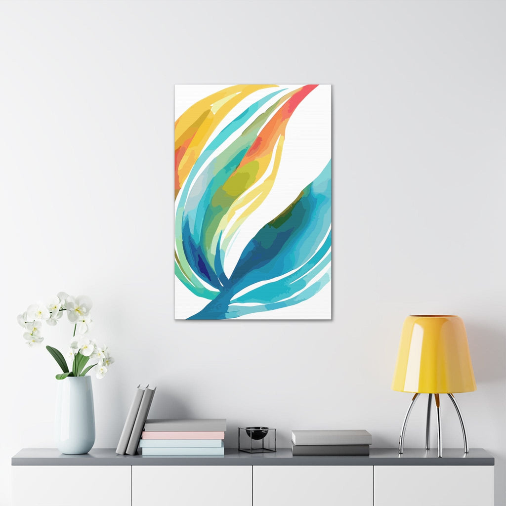 Wall Art Decor - Canvas Print Artwork - Strength and Courage Design