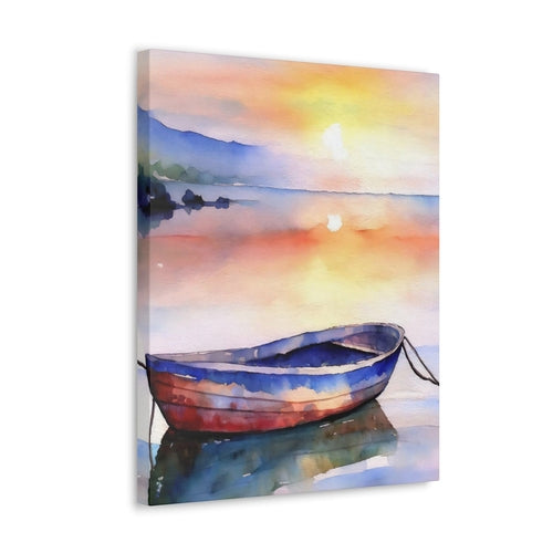 Wall Art Decor - Canvas Print Artwork - Sunset by the Sea