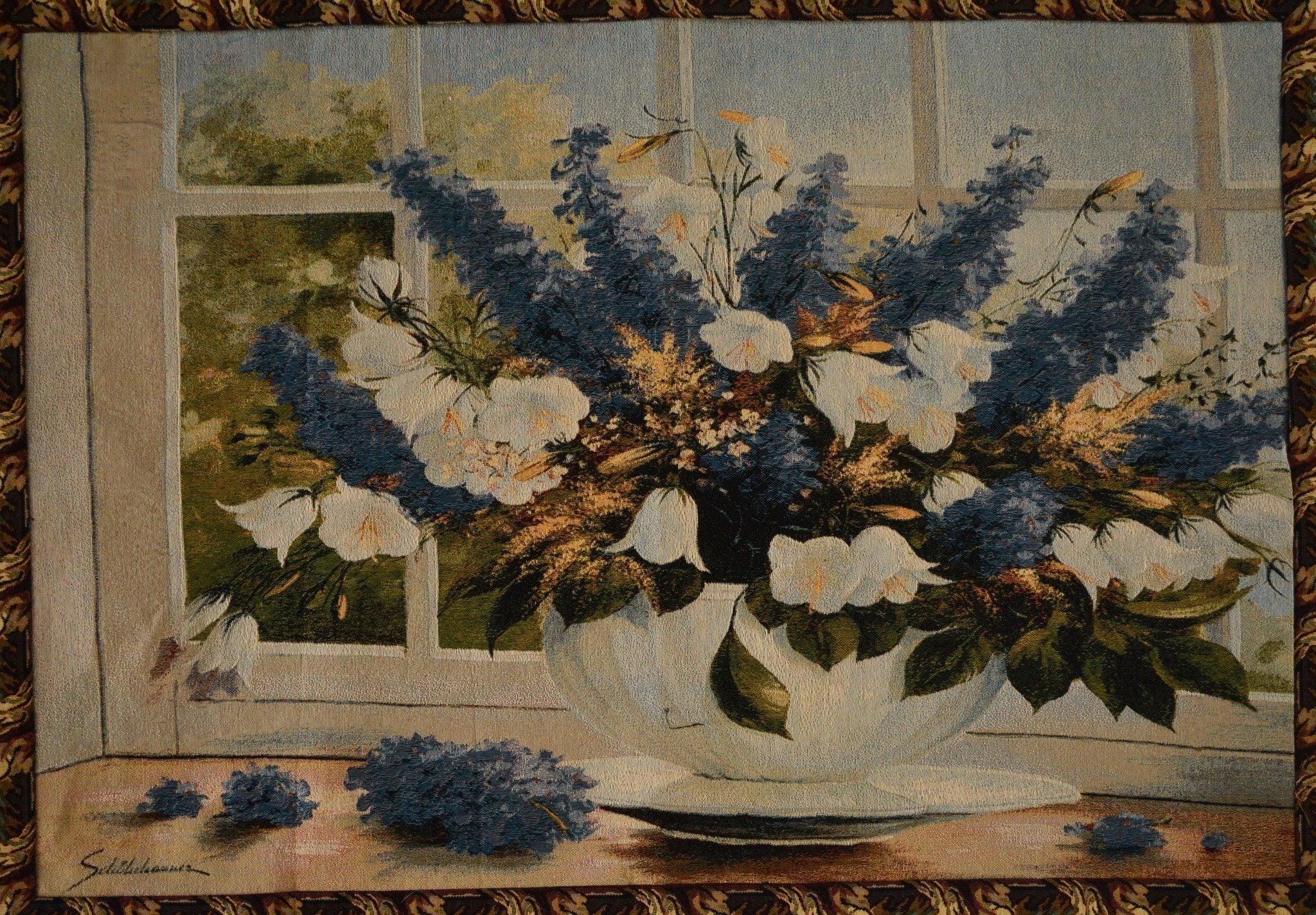 Tache 33 x 24 Inches Floral Sunlight Radiance Tapestry Wall Hanging